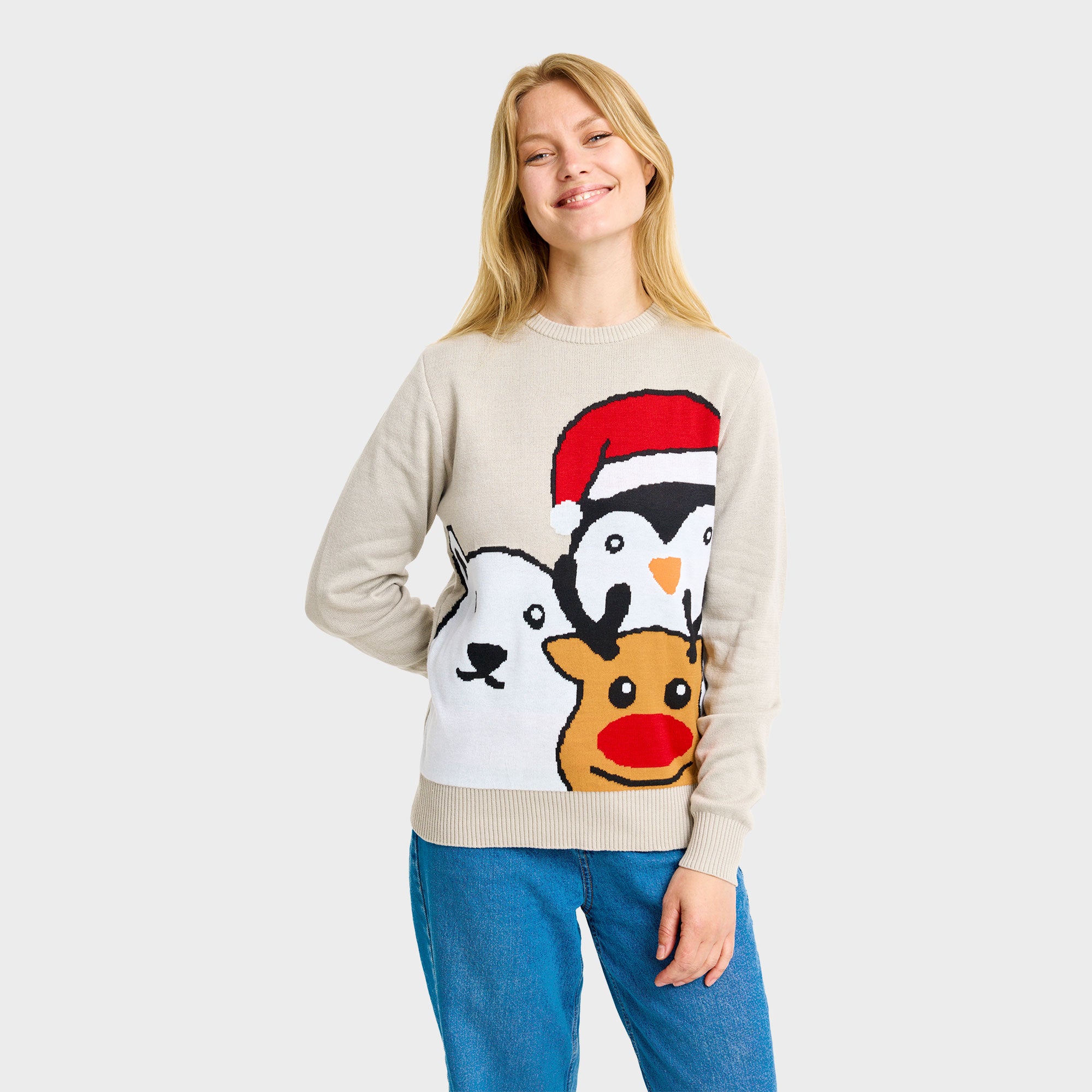 Dyrejulesweater - Dame